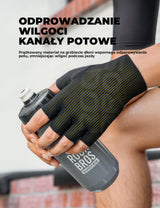 ROCKBROS Rękawiczki Rowerowe Półpalce Z Amortyzacją 3D-S405 Rękawiczki