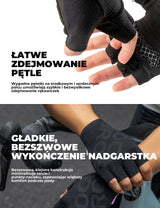 ROCKBROS Rękawiczki Rowerowe Półpalce Z Amortyzacją 3D-S405 Rękawiczki