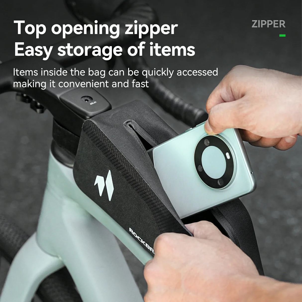 ROCKBROS RideMate Wodoodporna Torby na ramę 100% Waterproof 1L-AS-151 Torby na ramę