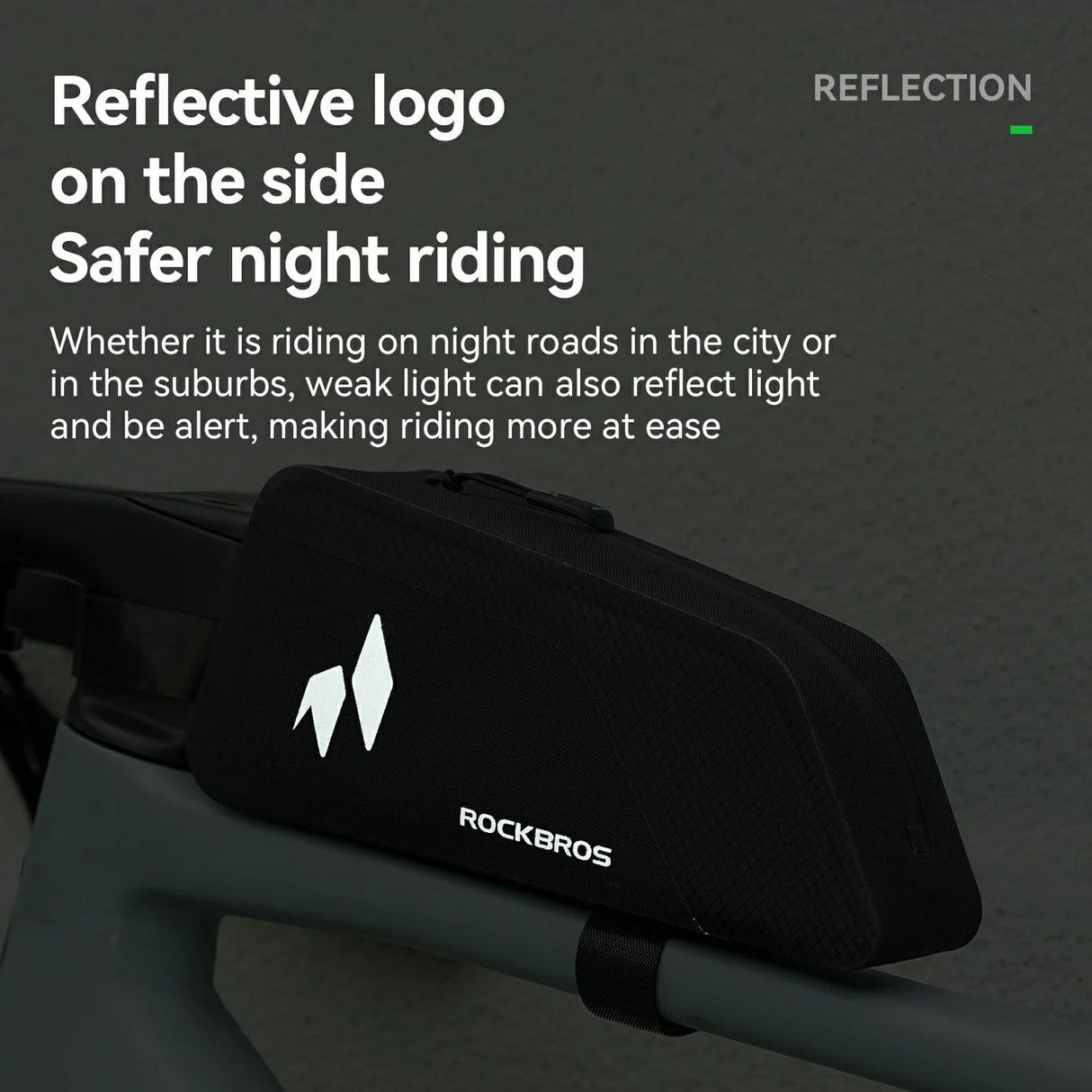 ROCKBROS RideMate Wodoodporna Torby na ramę 100% Waterproof 1L-AS-151 Torby na ramę