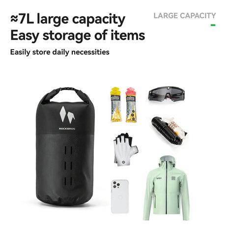 ROCKBROS RideMate 100% Wodoodporna Torba na Widelec Przedni 7L-AS-156 Torba na widelec przedni