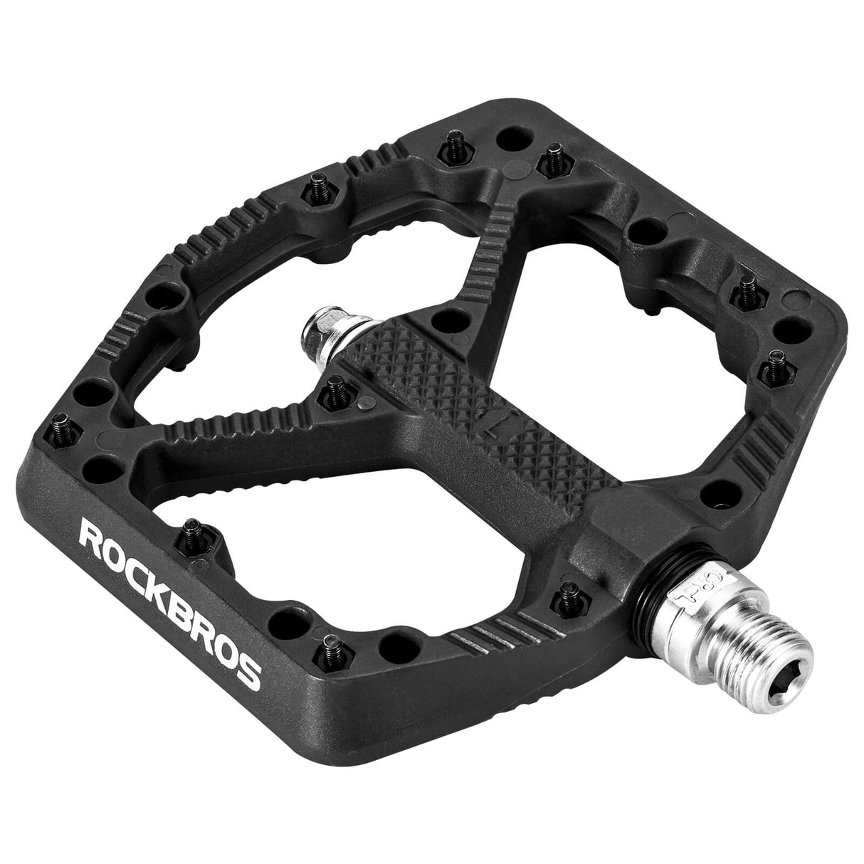 ROCKBROS rowerowe pedały nylonowe, antypoślizgowe, odporne na zużycie pedały 9/16 cala, idealne do rowerów