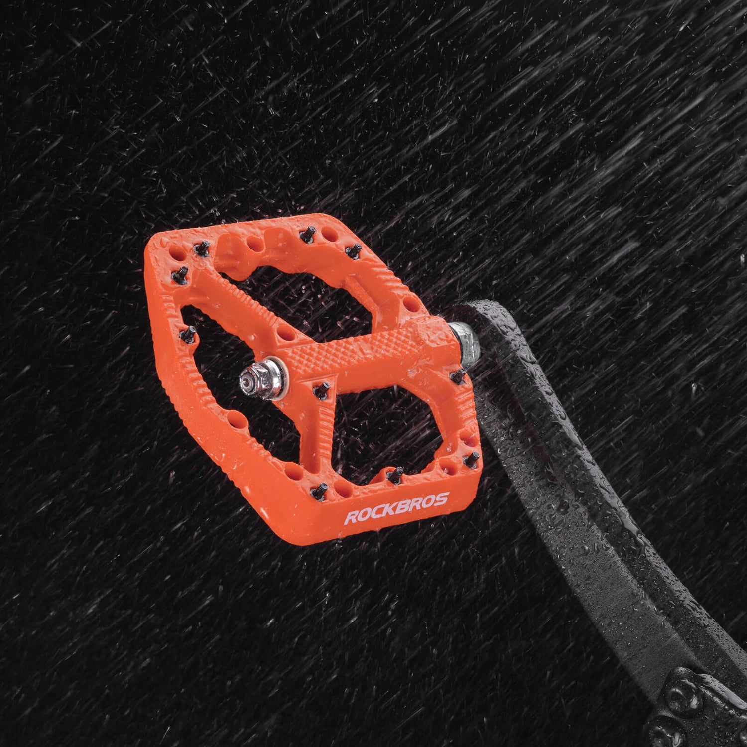 ROCKBROS rowerowe pedały nylonowe, antypoślizgowe, odporne na zużycie pedały 9/16 cala, idealne do rowerów