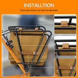 ROCKBROS Sakwy Rowerowe Składane, Z Uchwytem, łatwe W Montażu, 27 Litrów-A21 Torby na bagażnik