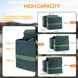 ROCKBROS Sakwy Rowerowe Składane, Z Uchwytem, łatwe W Montażu, 27 Litrów-A21 Torby na bagażnik