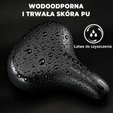 ROCKBROS Siodełko Rowerowe Pogrubione, Wydłużone z Amortyzacją i Szeroką Konstrukcją-6873 Siodełka rowerowe