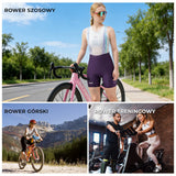 ROCKBROS TVI Damskie Spodenki Rowerowe Na Szelkach-YDDK017-1 Spodenki rowerowe na szelkach
