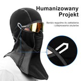 ROCKBROS Kominiarka Zimowa, Ocieplana Wielofunkcjonalna dla Kobiet i Mężczyzn Kominiarki