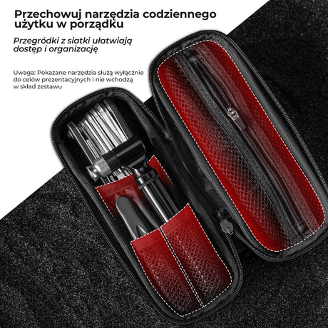 ROCKBROS Narzędziowa Torba Rowerowa 0,73L Można Zamocować Na Ramie-B126 Narzędzia do naprawy roweru