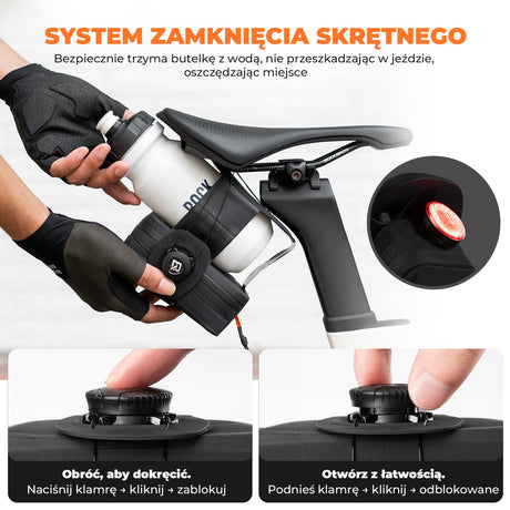 ROCKBROS Wodoodporna Wielofunkcyjna Torba Podsiodłowa Rowerowa-AS-150 Torby podsiodłowe