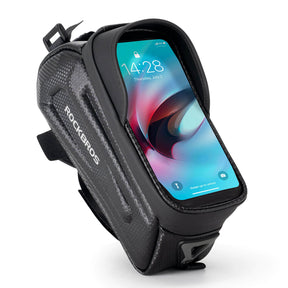 ROCKBROS Torba Rowerowa Torba na ramę Uchwyt na telefon do 6,8 cala Torby z uchwytem na telefon1.3 L