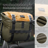 Torba Rowerowa na Kierownicę 13,5–24 L Rozszerzalna, Praktyczna i Odporna na Deszcz-W019