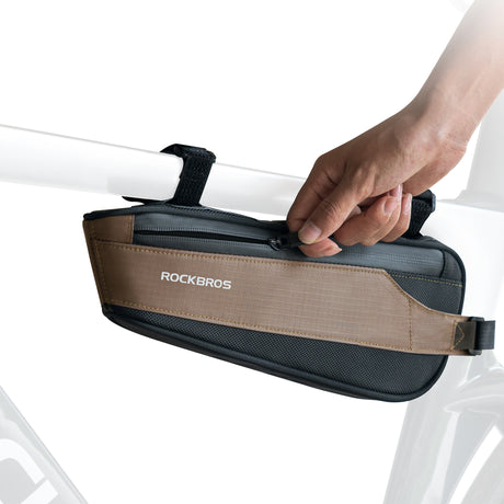 ROCKBROS Torba Rowerowa na Ramę Torby pod ramę Odblaskowa 0.65/1.4L Torby na ramę1.4L
