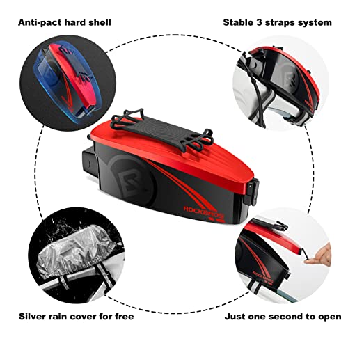 ROCKBROS Torba Rowerowa na Ramę z Elastycznym Uchwytem-LF0444 Torby na kierownicę