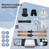 ROCKBROS Qunature Torba Snowboardowa Quick-to-Store z Kołami PU-H57 Plecak narciarski