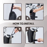 ROCKBROS Torba na Bidon na Kierownicę Rowerową Sztywna 1,5L-P002 Torby na kierownicę