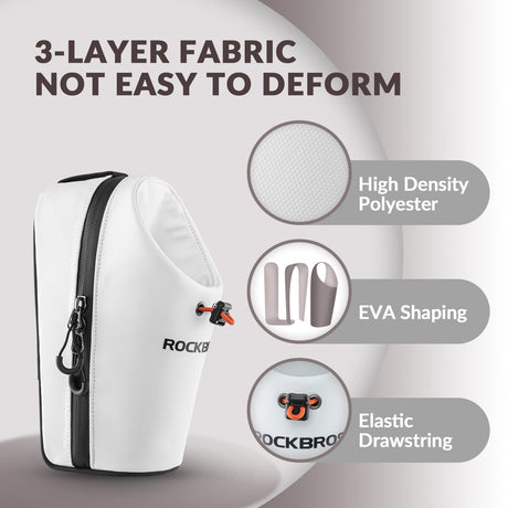 ROCKBROS Torba na Bidon na Kierownicę Rowerową Sztywna 1,5L-P002 Torby na kierownicę