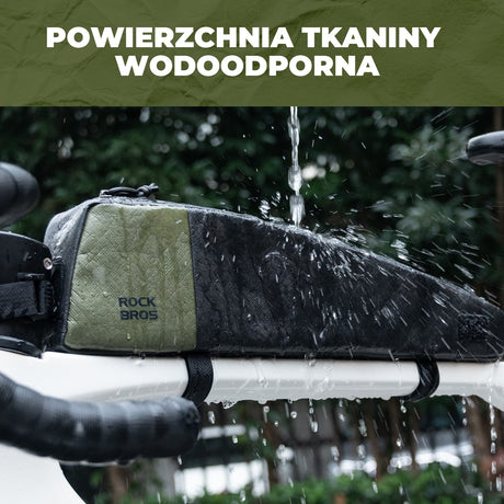 ROCKBROS Ekologiczna Tyvek® Torby na ramę Wydłużona 0,9 L-DB005 Torby na ramę