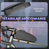 ROCKBROS Torba Rowerowa na Ramę Wodoodporna I Pyłoszczelna Czarna 1L/1.6L Torby na ramę