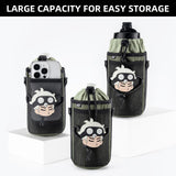 ROCKBROS ROCKBROS Uchwyt Na Bidon Z Nylonu Lekki Torba Na Bidon Z Paskiem Na Ramię Uniwersalny Uchwyt Na Napoje Do Roweru Dla Dzieci, Dorosłych, Rowerów Szosowych, MTB Uchwyty na bidon