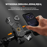 ROCKBROS Uchwyt Rowerowy na Telefon do Większości Rowerów i Telefonów 4.5-7.5 cala-HW-117 Uchwyty na telefon