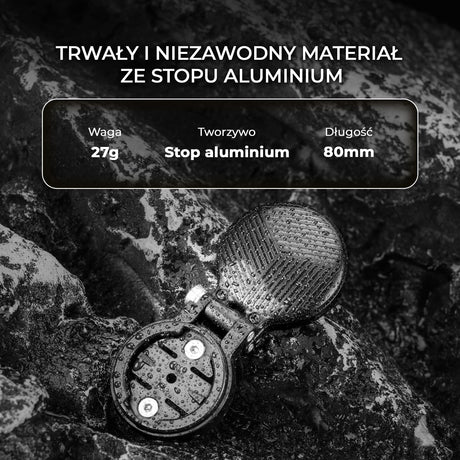 ROCKBROS Uchwyt na Licznik Rowerowy Kompatybilny z Garmin, Wahoo i Bryton-WT-2 Uchwyt na komputer rowerowy