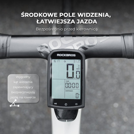 ROCKBROS Uchwyt na Licznik Rowerowy Kompatybilny z Garmin, Wahoo i Bryton-WT-2 Uchwyt na komputer rowerowy