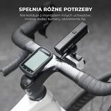 ROCKBROS Uchwyt na Licznik Rowerowy Kompatybilny z Garmin, Wahoo i Bryton-WT-2 Uchwyt na komputer rowerowy
