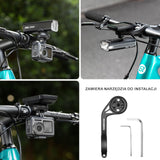 ROCKBROS Uchwyt na Licznik Rowerowy Kompatybilny z Garmin / Wahoo / Bryton-FK-301S Uchwyt na komputer rowerowy