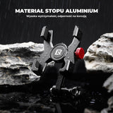 Aluminiowy Uchwyt Na Telefon z Różnymi Sposobami Mocowania