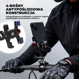 Aluminiowy Uchwyt Na Telefon z Różnymi Sposobami Mocowania