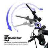 Aluminiowy Uchwyt Na Telefon z Różnymi Sposobami Mocowania