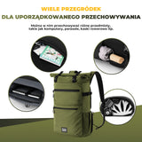 ROCKBROS Wielofunkcyjna Torba Rowerowa 3w1 na Bagażnik 11-16L - A34 Torby na bagażnik
