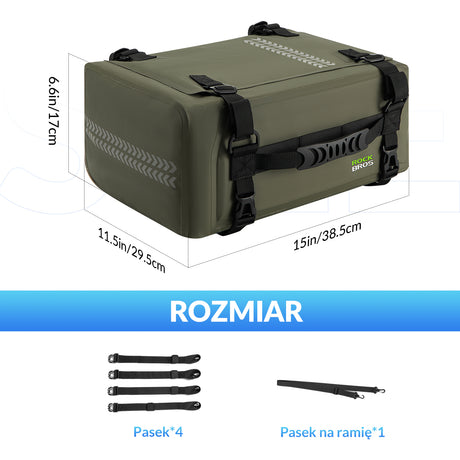 ROCKBROS Wodoodporna Sakwa Tylna na Motocykl 30 L-AS-096 Torby i sakwy motocyklowe