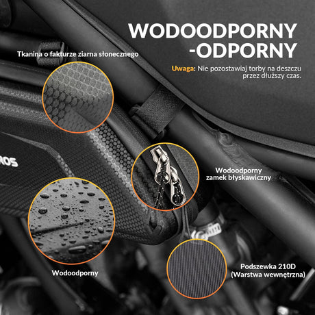 ROCKBROS Twarda Sakwa Boczne Do Motocykla 1.5L Lewo/Prawo-B106 Torby i sakwy motocyklowe