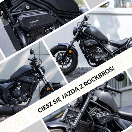 ROCKBROS Twarda Sakwa Boczne Do Motocykla 1.5L Lewo/Prawo-B106 Torby i sakwy motocyklowe