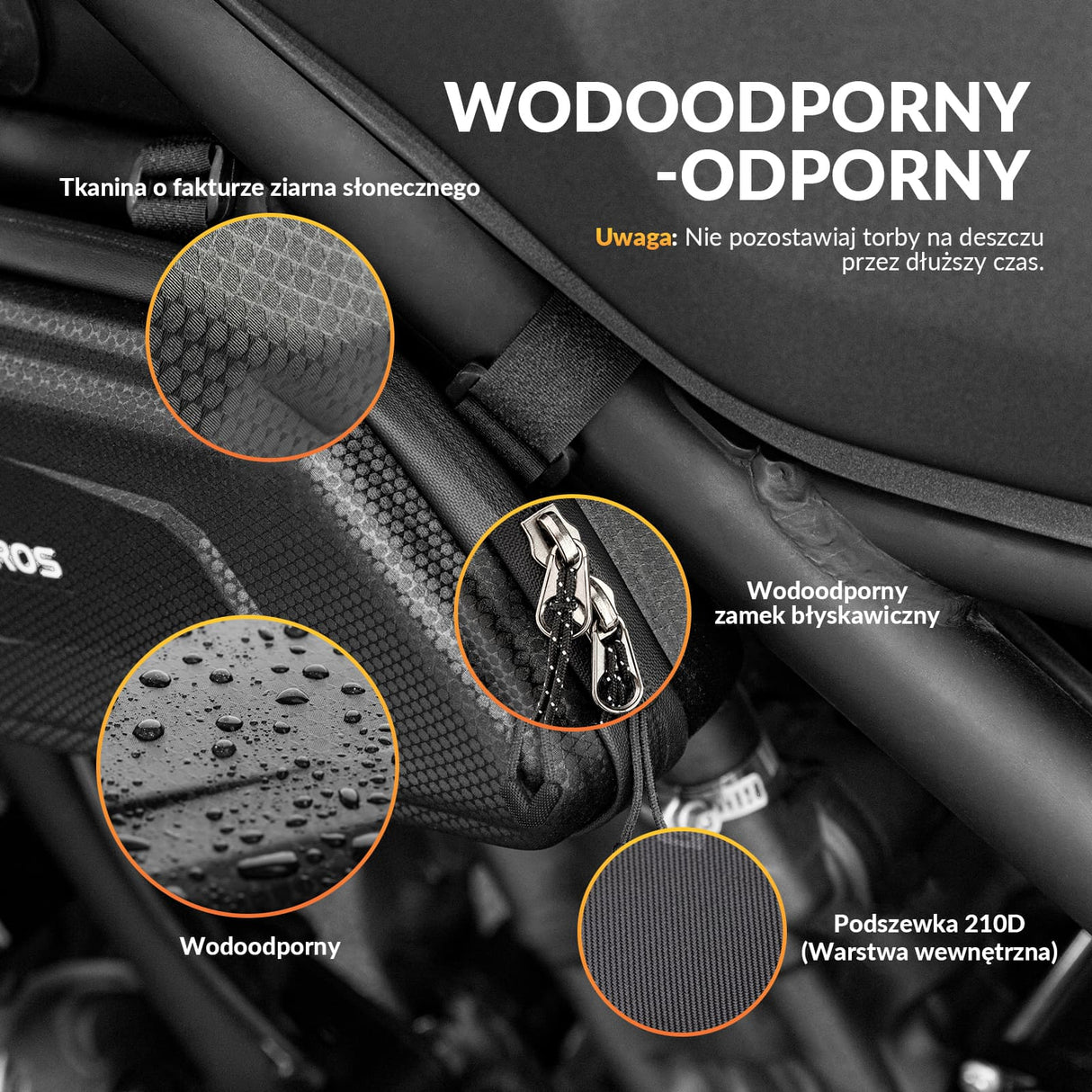 ROCKBROS Twarda Sakwa Boczne Do Motocykla 1.5L Lewo/Prawo-B106 Torby i sakwy motocyklowe