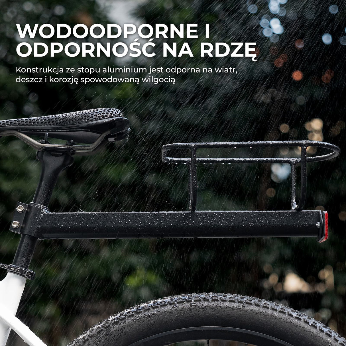 ROCKBROS Wodoodporna Torba na Bagażnik Rowerowy + Zestaw Bagażnika z Systemem Quick Release Bagażniki