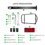 ROCKBROS Wodoodporna Torba na Bagażnik Rowerowy + Zestaw Bagażnika z Systemem Quick Release Bagażniki