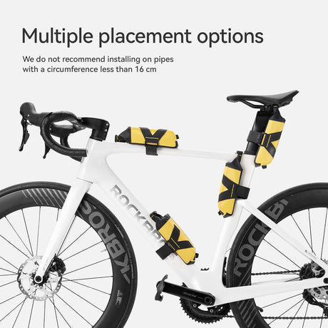 ROCKBROS 100% Wodoodporna Torba na Dolną Rurę 1L Szczelna i Aerodynamiczna-AS-161 Torba na dolną rurę