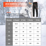 ROCKBROS Wodoodporne i Wiatroszczelne Spodnie Rowerowe – Komfort i Ochrona w Każdą Pogodę