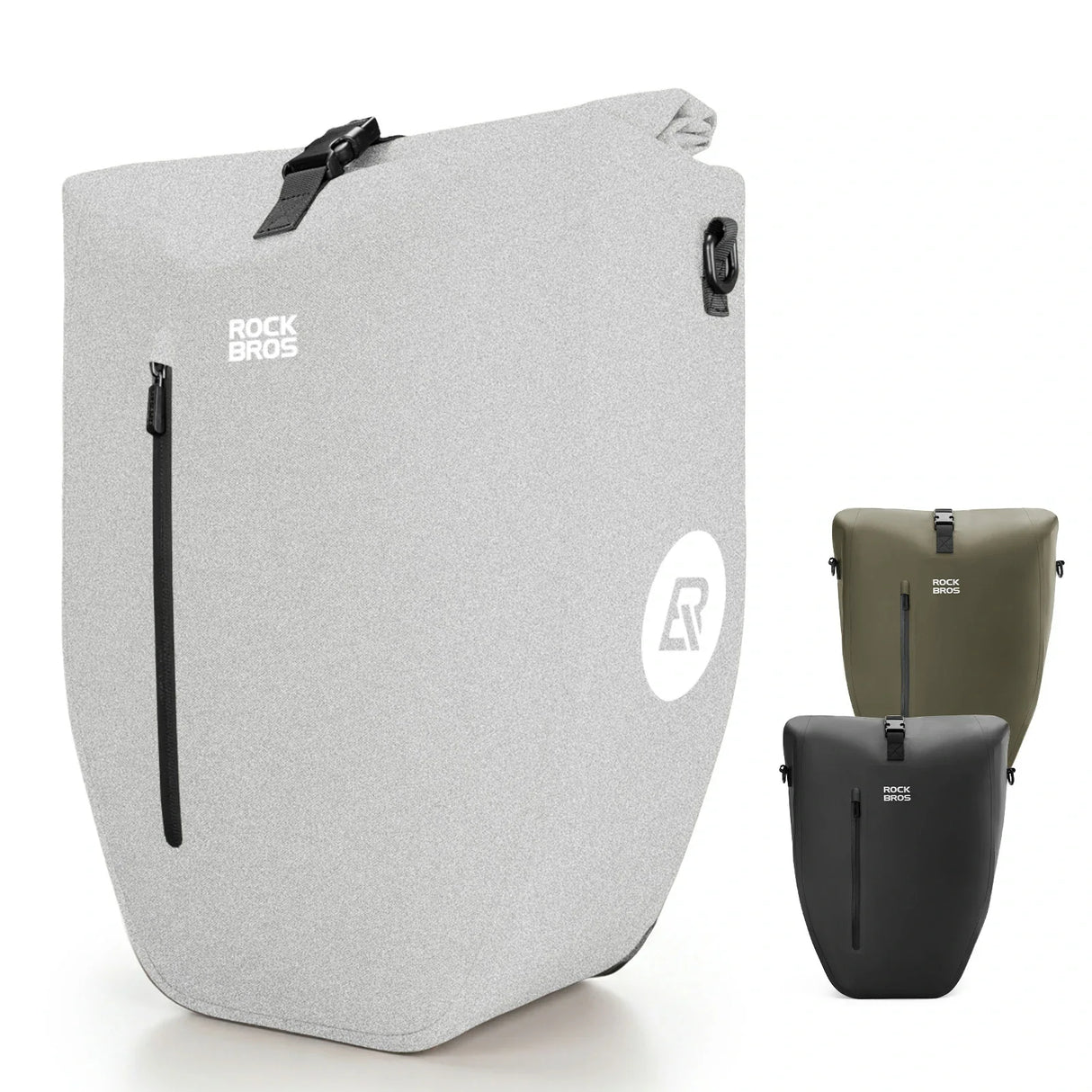 ROCKBROS Torba Rowerowa Na Bagażnik W Pełni Wodoodporna I Odblaskowa 20L -AS-166 Torby na bagażnikKolor odblaskowy