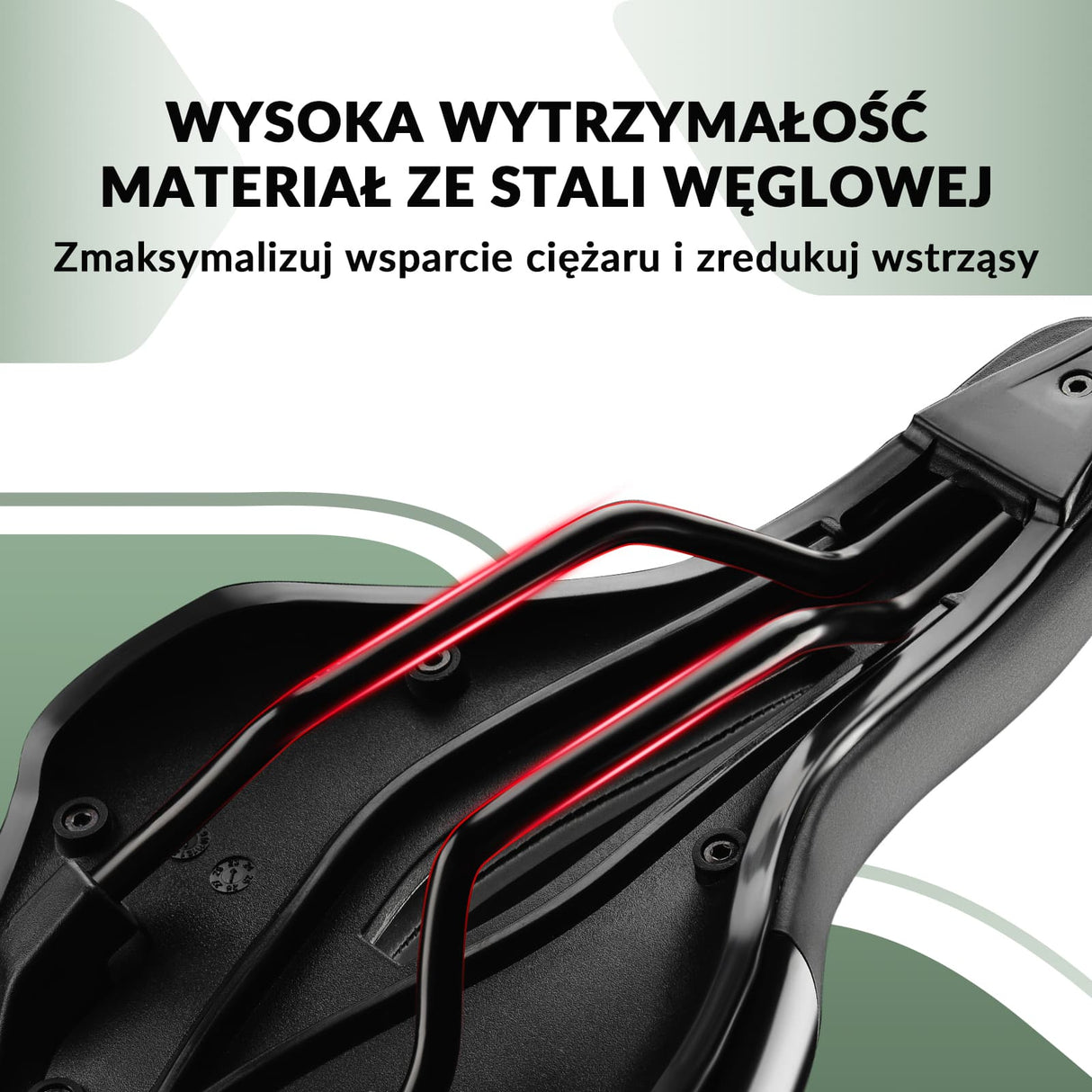ROCKBROS Siodełko Rowerowe Ergonomiczne i Antypoślizgowe-828 Siodełka rowerowe