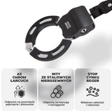 ROCKBROS Zamek Łańcuchowy Do Roweru I Hulajnogi Zapięcia