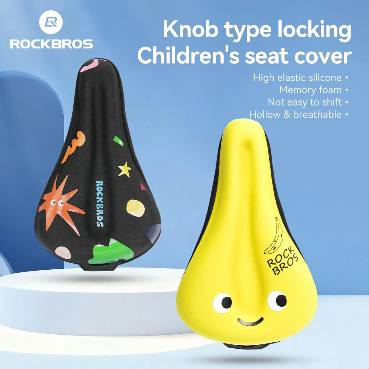 ROCKBROS Żelowy Pokrowiec na Siodło Dziecięce-LF25692 Nakładki na siodełka