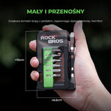 ROCKBROS Zestaw Narzędzi Z Grzechotką Typu Flip-top Mini-TG-T8008 Narzędzia do naprawy roweru