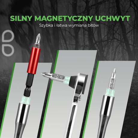 ROCKBROS Zestaw Narzędzi Z Grzechotką Typu Flip-top Mini-TG-T8008 Narzędzia do naprawy roweru