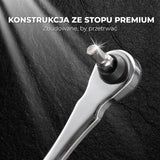 ROCKBROS Zestaw Narzędzi Z Grzechotką Typu Flip-top Mini-TG-T8008 Narzędzia do naprawy roweru
