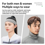 ROCKBROS Zestaw Zimowy Z Wełny Merino – Komin Termiczny i Czapka Kominiarki