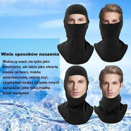 ROCKBROS Kominiarka Jesienno-Zimowa Wiatroszczelna Przeciwpyłowa Oddychająca Jeden Rozmiar-LF7345 Kominiarki